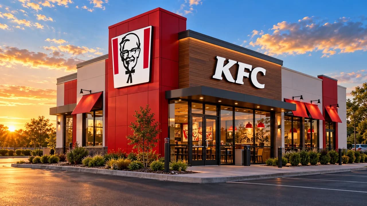KFC representative storefront illustration